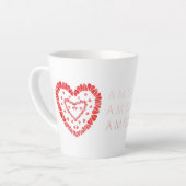AMOR ESPAGNOL AMOUR Latte Mug (Angle gauche)