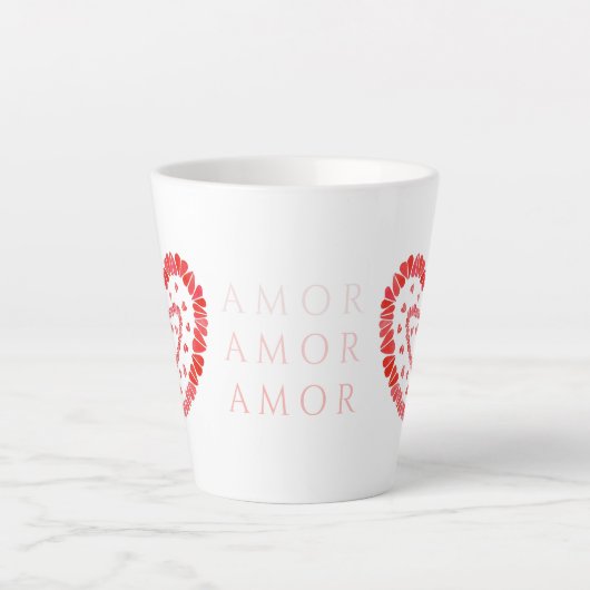 AMOR ESPAGNOL AMOUR Latte Mug (Devant)