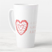 AMOR ESPAGNOL AMOUR Tall Latte Mug (Angle gauche)