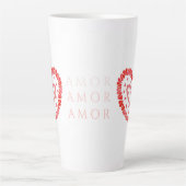 AMOR ESPAGNOL AMOUR Tall Latte Mug (Devant)