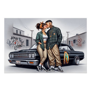 Amor Eterno Cholo Liefde Paar Perfect Poster
