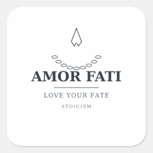 Amor Fati Aimez Votre Destin — Autocollant Stoïcie