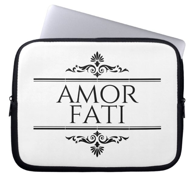 Amor Fati Laptop Sleeve (Voorkant)