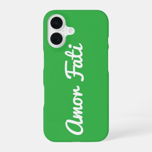 Amor Fati Quote iPhone 16 Case Hoesje (Achterkant)