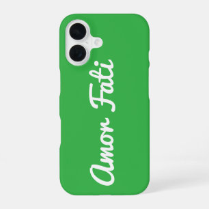 Amor Fati Quote iPhone 16 Hoesje