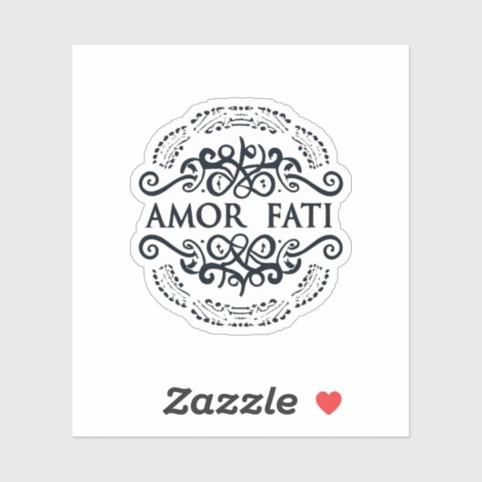 AMOR FATI-Sticker Sticker (Vel)
