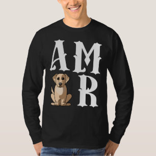 Amor Liefde Labrador Retriever Hond Mam T-shirt