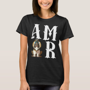 Amor Love Shih Tzu Dog Mama T-shirt