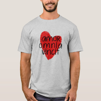 Amor Omnia Vincit (liefdesveroveraars allemaal) T- T-shirt