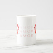 AMOR-SPAANS LOVE Bone China Mok (Voorkant)