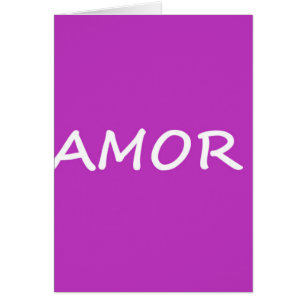 Amor, Spaanse liefde