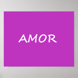Amor, Spaanse liefde Poster