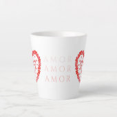 AMOR-SPAANSE LOVE Latte Mok (Voorkant)