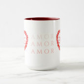 AMOR-SPAANSE LOVE Tall Maroon Combo Mok (Midden)