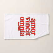Amor vincit omnia (Serviette à main)