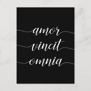 Amor vincit omnia briefkaart