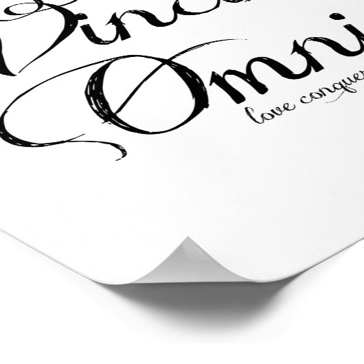"Amor Vincit Omnia" Impression 8x10 (Coin)