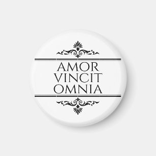 Amor Vincit Omnia - Liefde verovert alles Magneet
