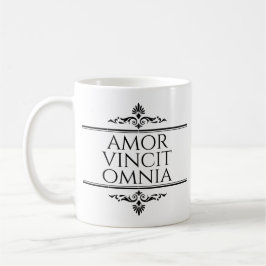 Amor Vincit Omnia Love Conquers All Latin Phrases Koffiemok