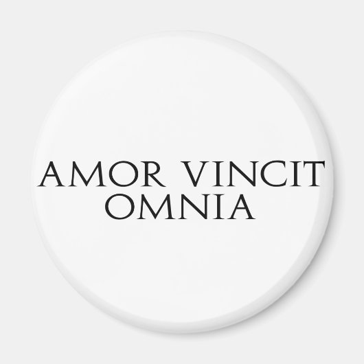 Amor Vincit Omnia Magnet (Devant)