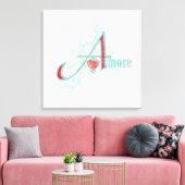 AMORE - Amour - Toile emballée (Insitu(Salon))