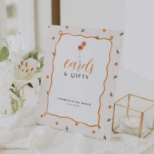 Amore & Aranci   Kaarten & Geschenken Vrijgezellen Reclamebord Met Voetstuk