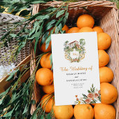 Amore & Aranci | Programme de mariage plié