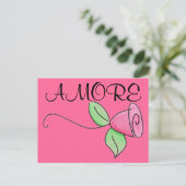 AMORE BRIEFKAART (Staand voorkant)