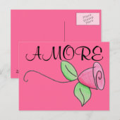 AMORE BRIEFKAART (Voorkant / Achterkant)