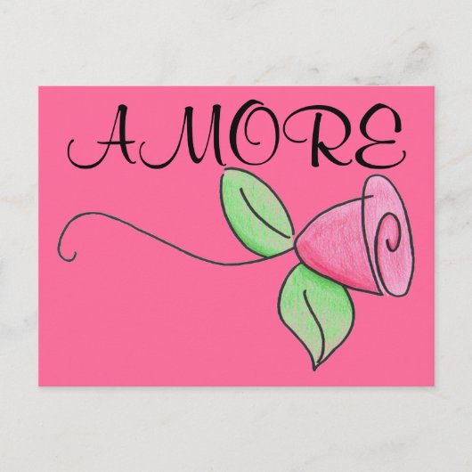 AMORE BRIEFKAART (Voorkant)