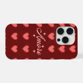 Amore Heart Pattern phone case | Tough Phone Case (Verso Horizontal)