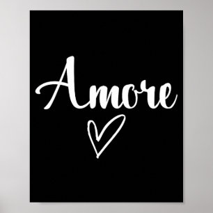 Amore Italiaanse Liefde Valentijnsdag Poster
