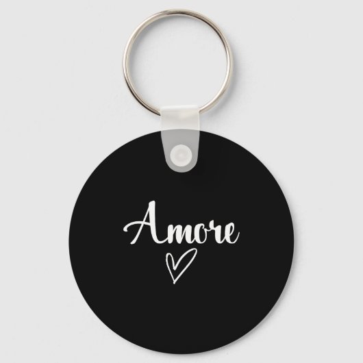 Amore - Italian Love Valentine's Day  Sleutelhanger (Voorkant)