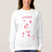 Amore Lip Print Sweatshirt (Devant)