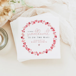 AMORE Little Sweetheart Valentijnsdag Baby shower Servet