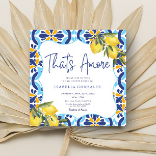 Amore Mediterranean Majolica Tegels Vrijgezellenfe Kaart