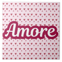 Amore Typography Design – Valentine’s Day Gift