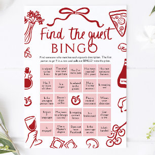 Amore Vind de gast Bingo Bruidsdouche Spel Kaart