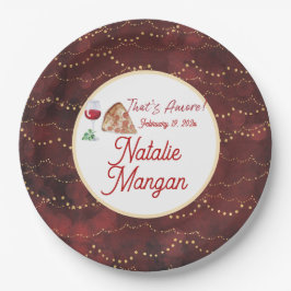 Amore Vrijgezellenfeest in Italiaanse stijl Papieren Bordje