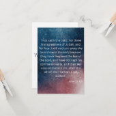 Amos 2:4 KJV Bible Scripture Carte de voeux Pic (Devant/Arrière en situation)