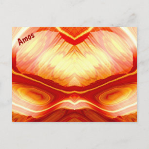 AMOS ~ 3D Fractal Design Pattern ~ Briefkaart