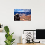 Amos 4:13... Impression POSTER (Bureau à domicile)