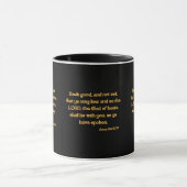 Amos 5:14 KJV Bible Verse Mug Deux Tons (Centre)