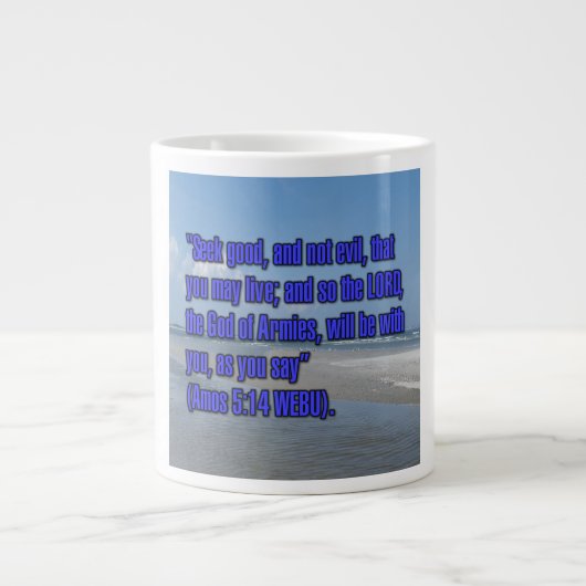 Amos 5:14 WEBU Mug (Devant)