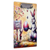 Amos ~ GELUKKIG PASEN ~ Bunny en Amos ~ Klembord (Rechts)