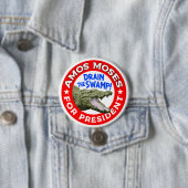 Amos Mozes voor President Ronde Button 7,6 Cm (In situ)