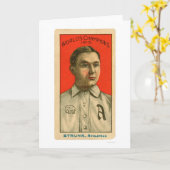 Amos Strunk Honkbal 1910 Kaart (Gele Bloem)