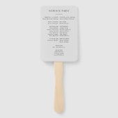 Amosphere-programma voor het wedden op foto's handwaaier (Achterkant)