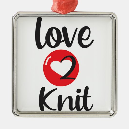 amour 2 Knit ornement (Devant)