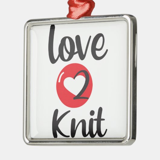 amour 2 Knit ornement (Gauche)